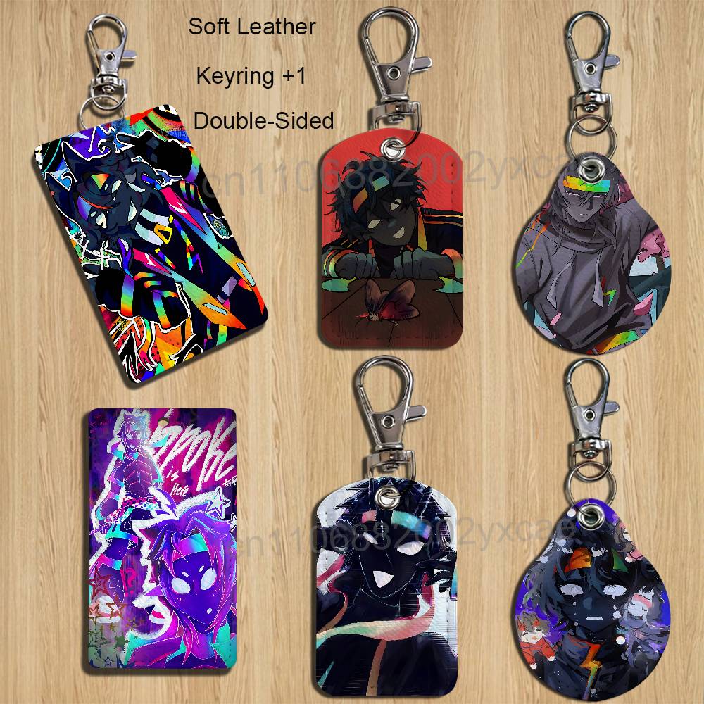 Leather Card Wallet - Game blogger spokeishere - Tarjetero de