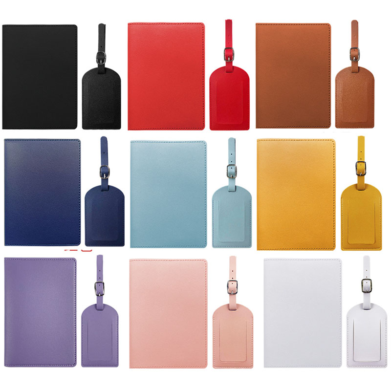 Leather Passport Cover - Funda para pasaporte de PU de
