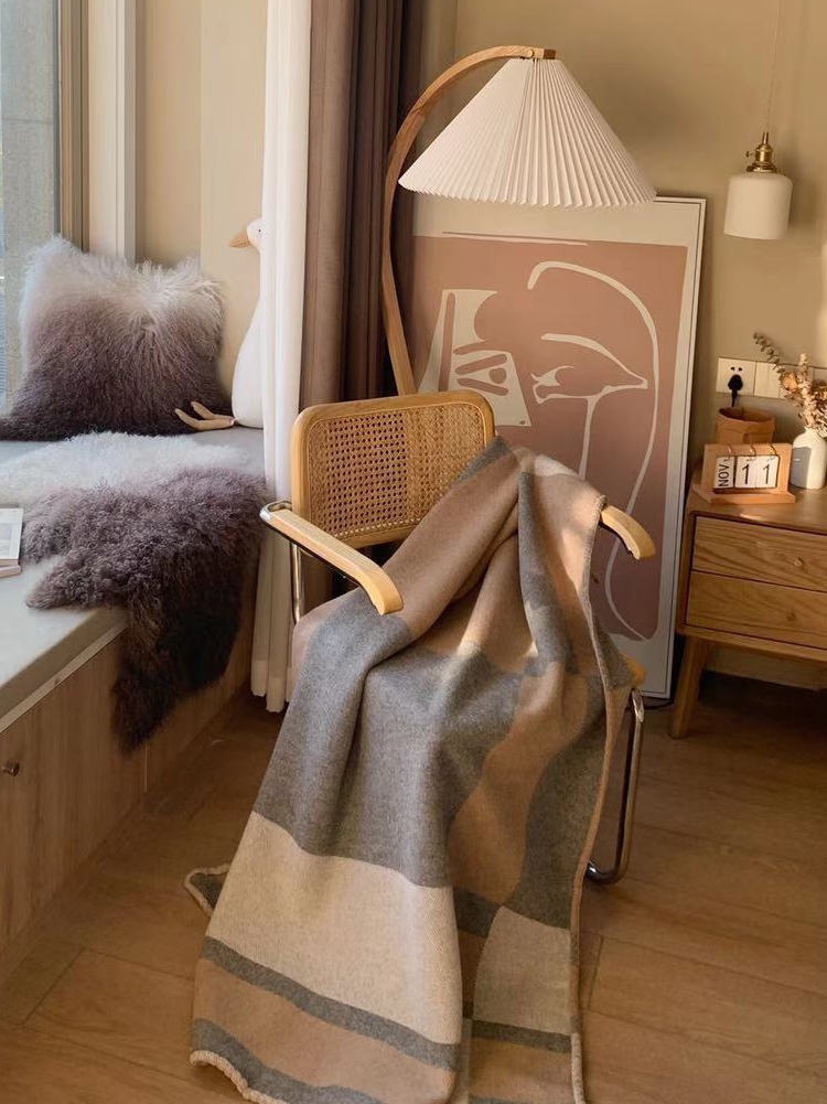Cashmere Throw Blanket - Manta de Lana de Cachemira Rinoart