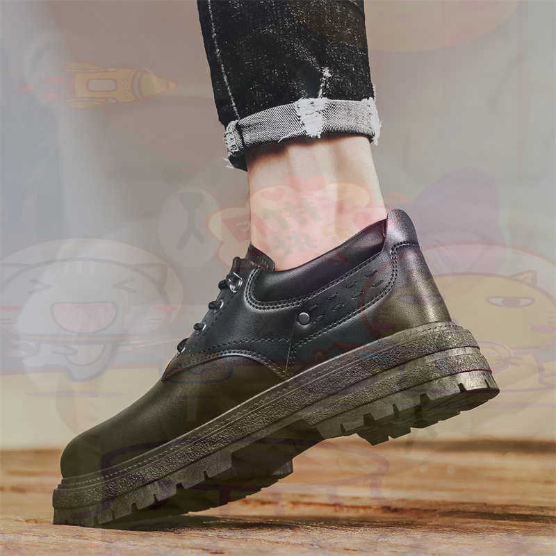 Luxury Lifestyle Dark - Zapatillas deportivas de cuero Natural oscuro