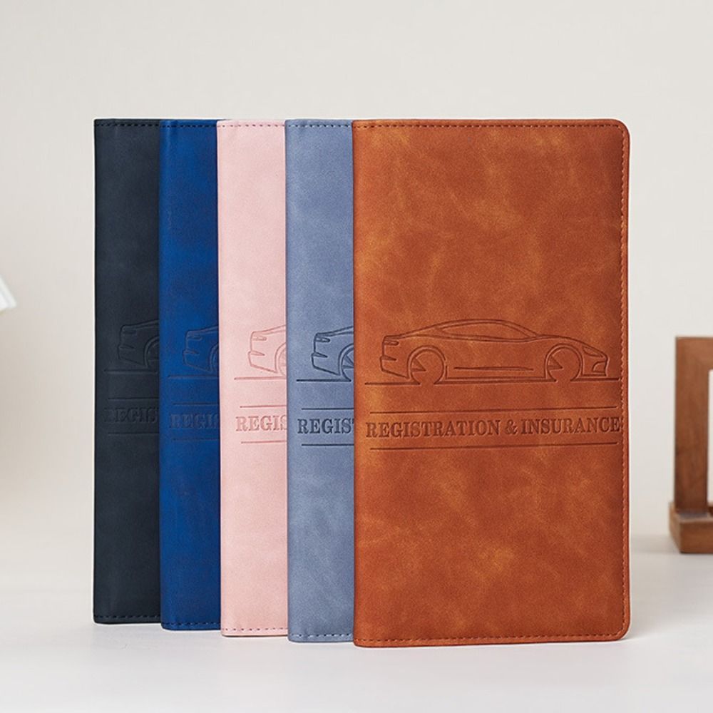 Leather Passport Cover - Tarjetero de Cuero PU, Funda para