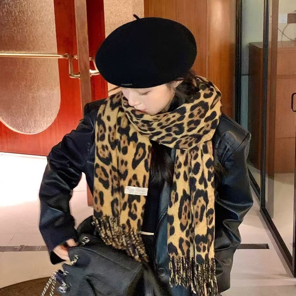 Bufanda de leopardo de diseño  - Cashmere Throw Blanket reseña y precio