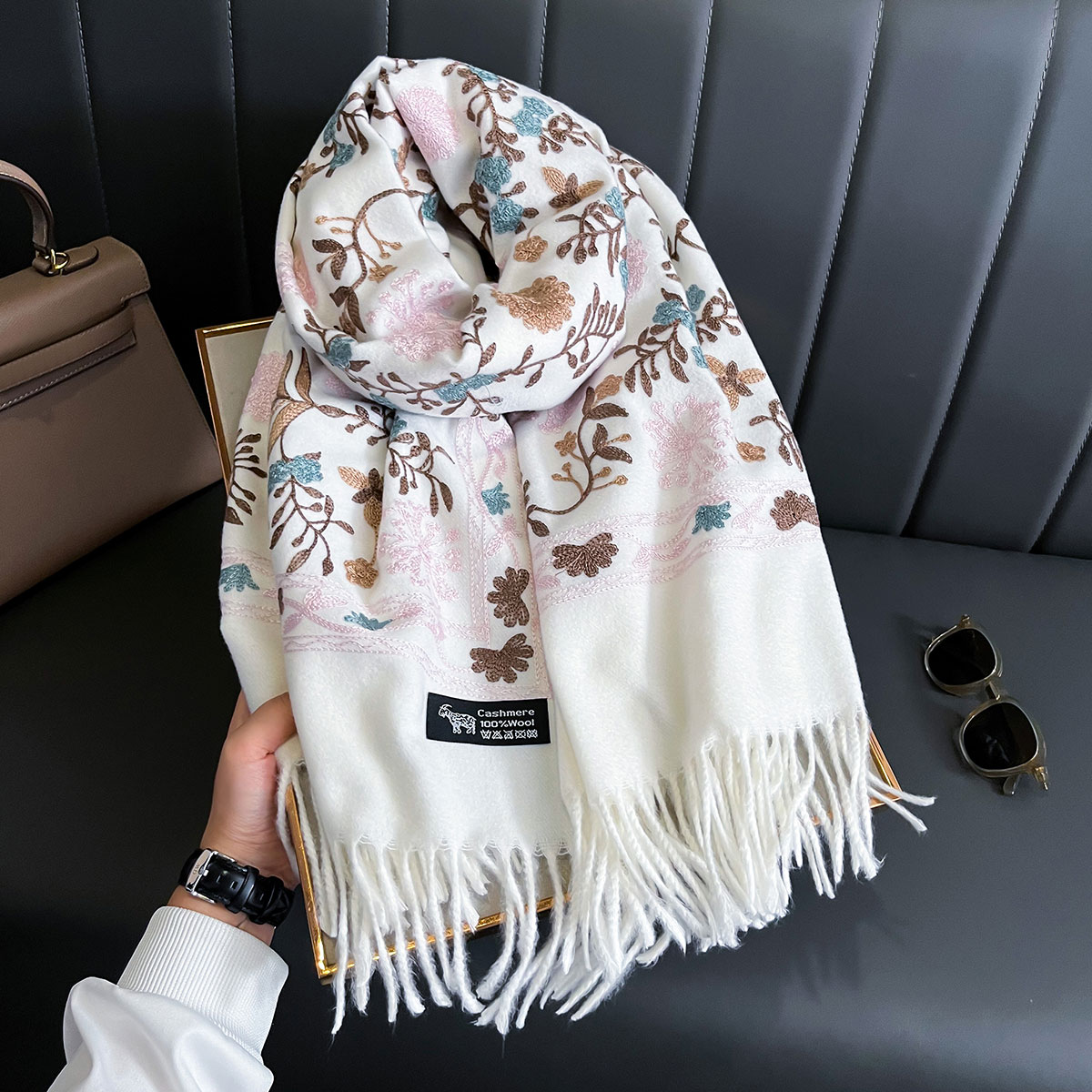 Nueva Bufanda de Cachemira cál - Cashmere Throw Blanket reseña y precio