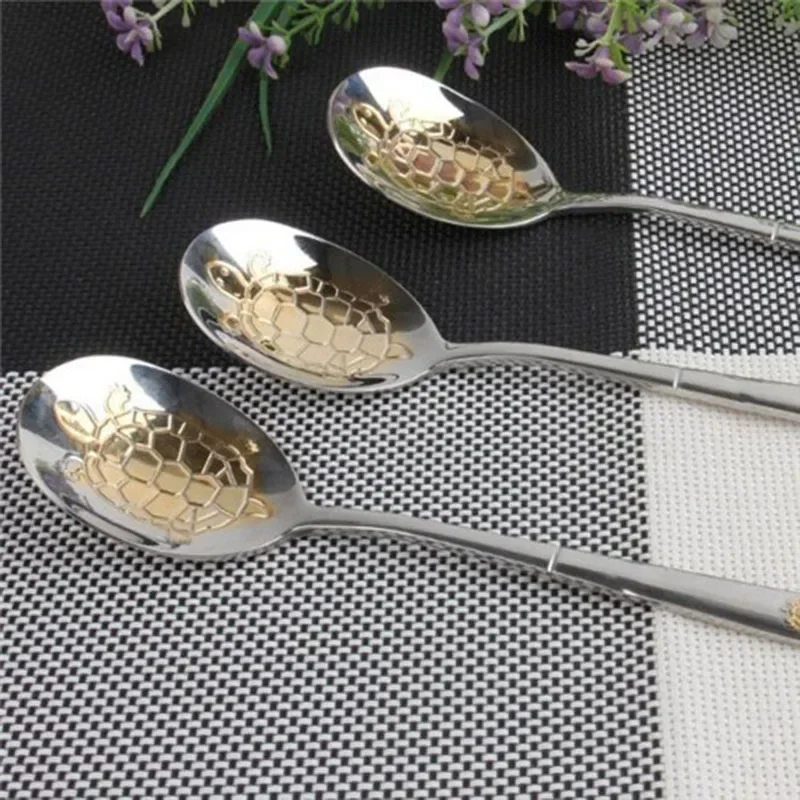 Cuchara de cena de 1 pieza, cu - Gold Cutlery Flatware reseña y precio