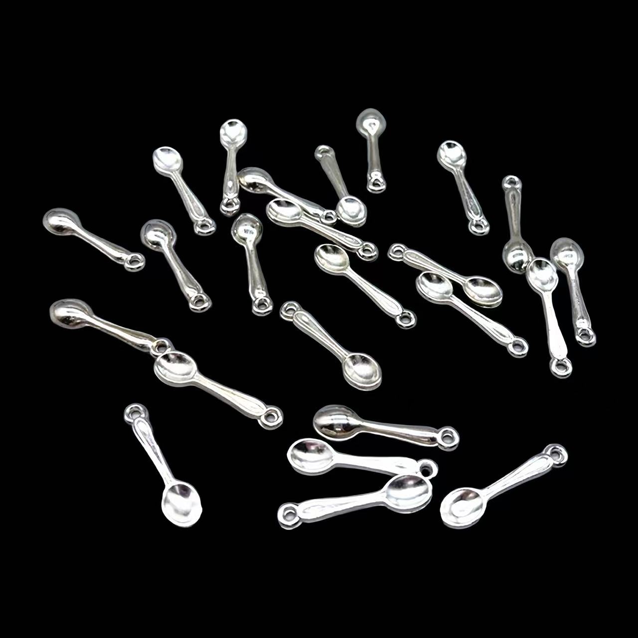 100 Uds. Abalorio de cuchara p - Gold Cutlery Flatware reseña y precio