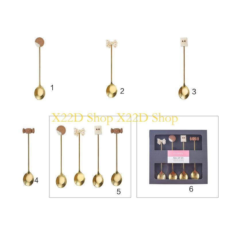 Cuchara postre antioxidante X2 - Gold Cutlery Flatware reseña y precio