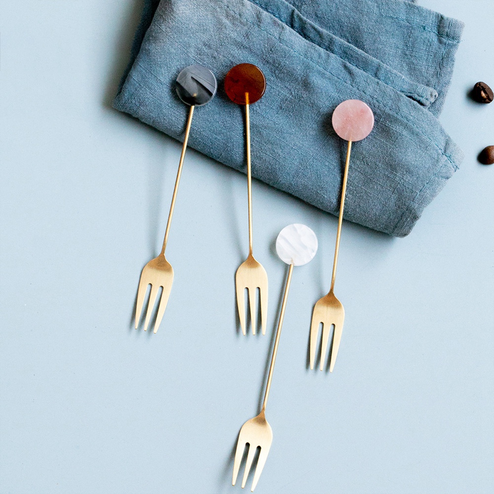 Juego de cucharas pequeñas de  - Gold Cutlery Flatware reseña y precio