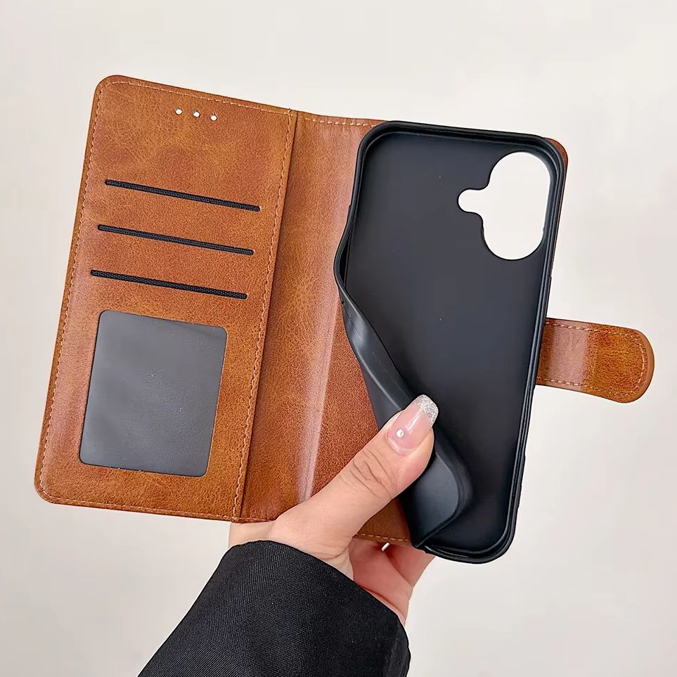 Funda de piel sintética tipo c - Leather Card Wallet reseña y precio
