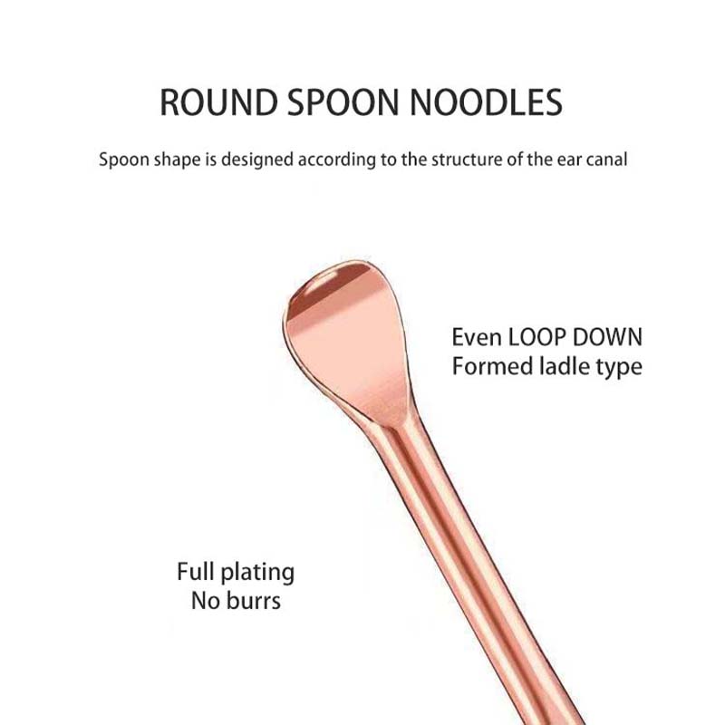 Palillo para los oídos en espi - Gold Cutlery Flatware reseña y precio
