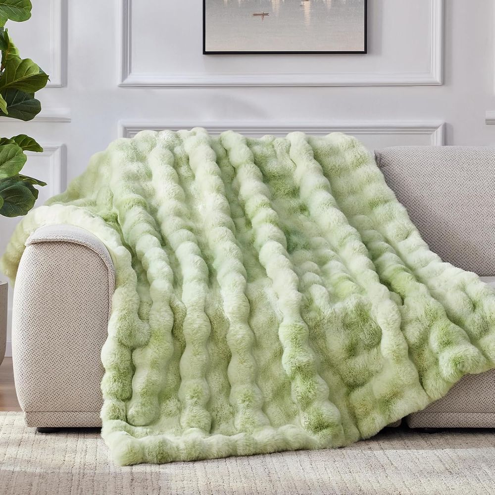Manta de piel sintética, manta - Cashmere Throw Blanket reseña y precio