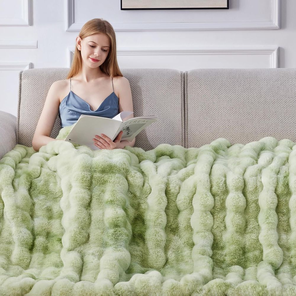 Manta de piel sintética, manta - Cashmere Throw Blanket reseña y precio