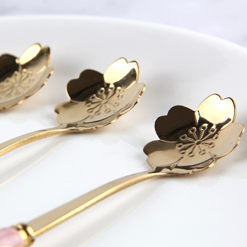 Vajilla, cuchara agitadora de  - Gold Cutlery Flatware reseña y precio