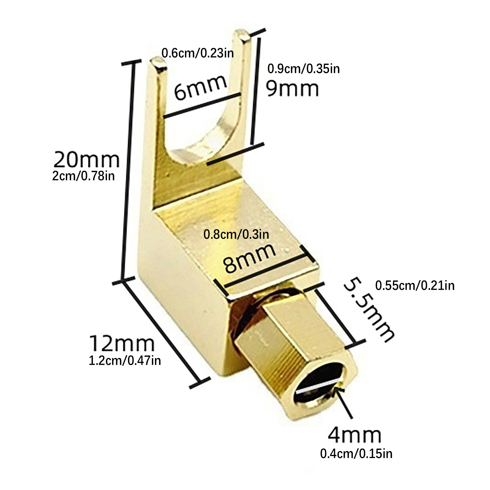 4 Conectores Tipo Y de Horquil - Gold Cutlery Flatware reseña y precio