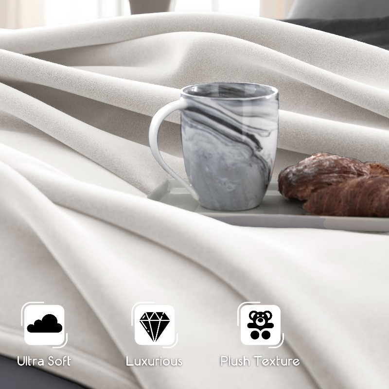 Manta de lana suave para todas - Cashmere Throw Blanket reseña y precio