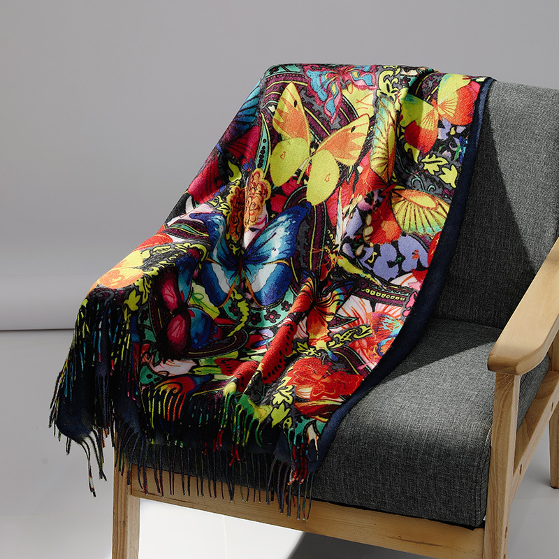 Bufanda de Cachemira con pintu - Cashmere Throw Blanket reseña y precio