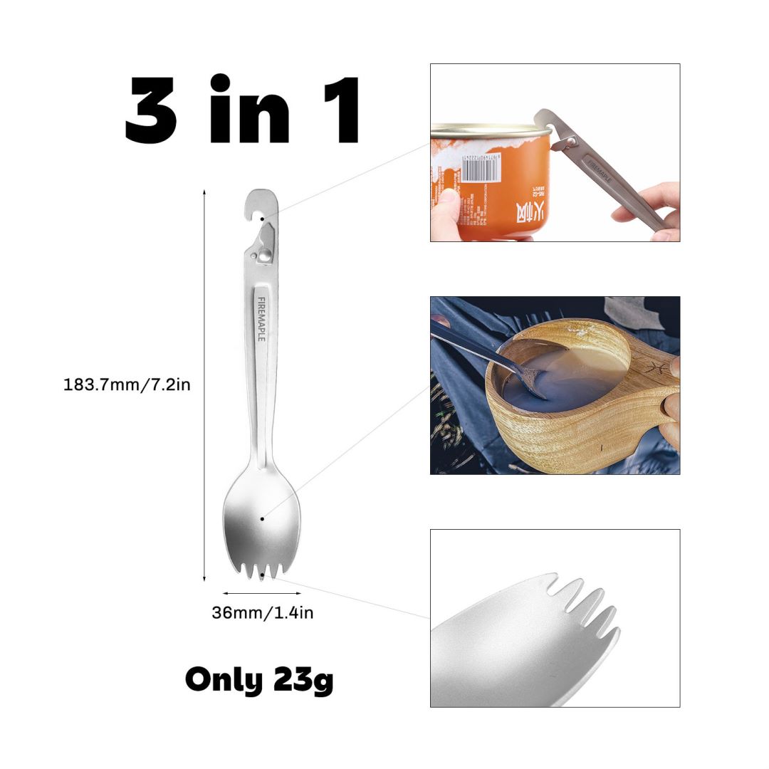 Fire Maple-cubiertos de titani - Gold Cutlery Flatware reseña y precio