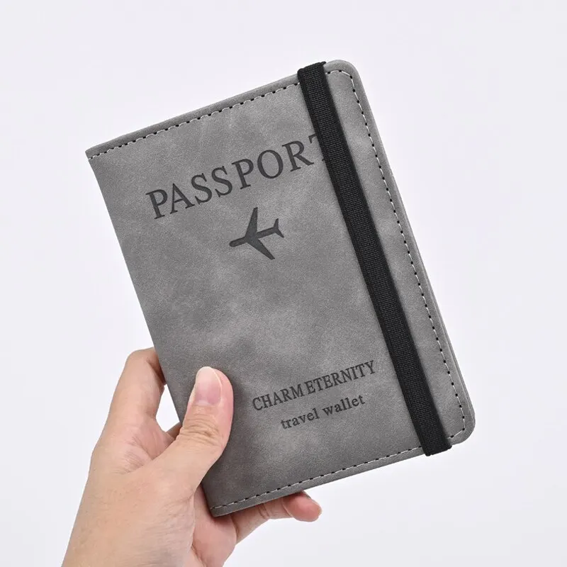 Cartera de cuero PU para hombr - Leather Passport Cover reseña y precio